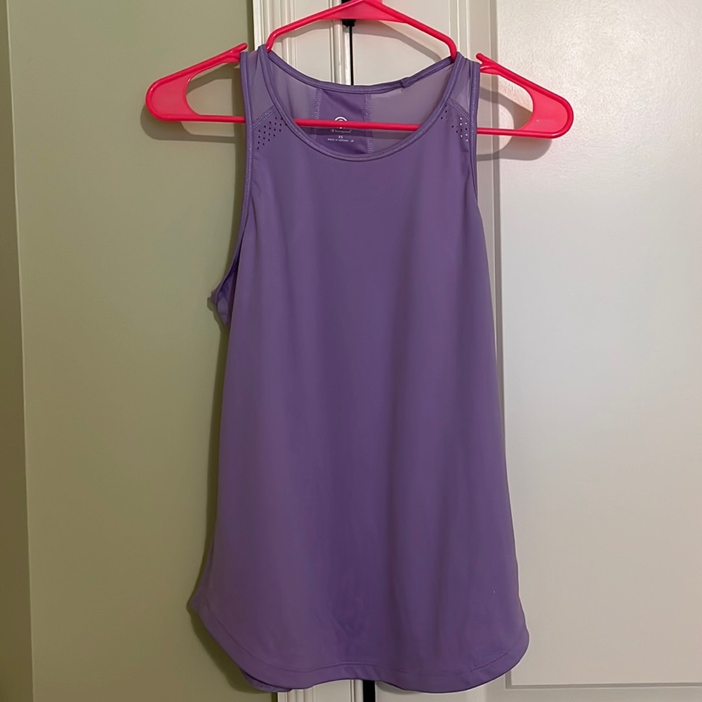 Purple champion tank top